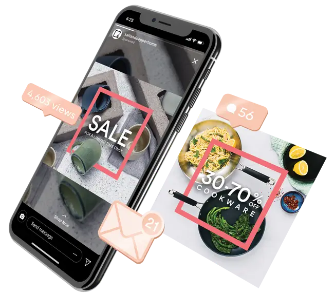 Salt & Pepper Social Media Advertising-Sales and Discounts