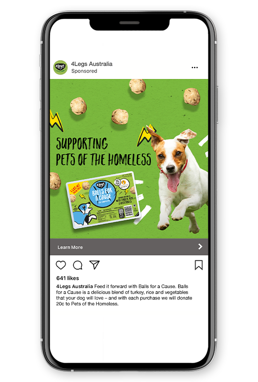 4Legs USA Instagram Advertising