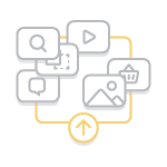 Uploading Contents Icon