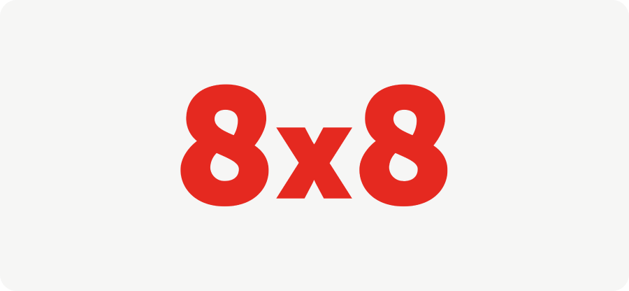 8x8 Logo USA